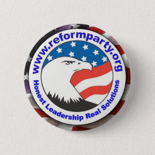 Badge Rond 5 Cm Partie Eagle 3 de réforme