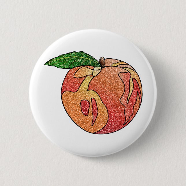 Badge Rond 5 Cm Parties scintillant (Devant)