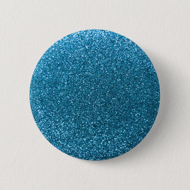 Badge Rond 5 Cm Parties scintillantes de bleu de ciel (Devant)