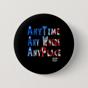 Badge Rond 5 Cm Partout Donald Trump 2024 Citation 1