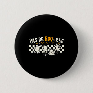Badge Rond 5 Cm Pas De Boo-rée Ghost Byllet Dancer Halloween Dance