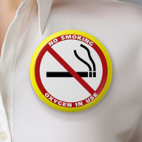Pas de fumée - Oxygène en usage - Pas de fumée