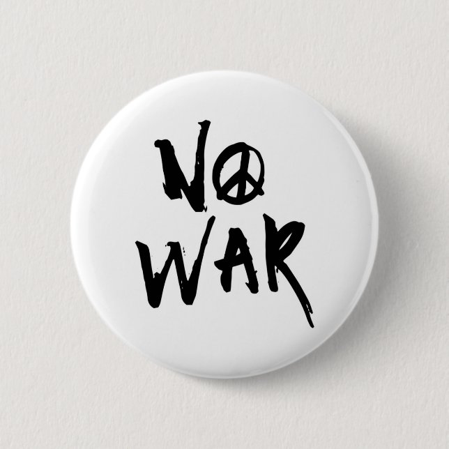 Badge Rond 5 Cm Pas de guerre (Devant)