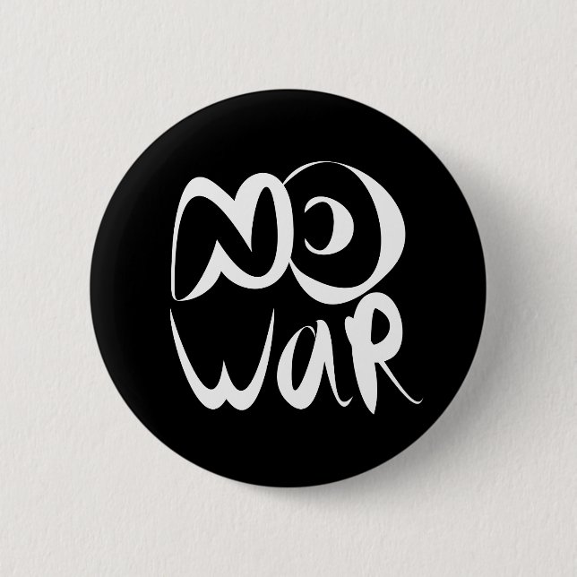 Badge Rond 5 Cm Pas de guerre (Devant)