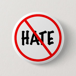 Badge Rond 5 Cm Pas de haine