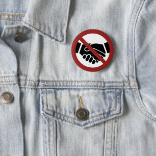 Badge Rond 5 Cm Pas de poignée de main