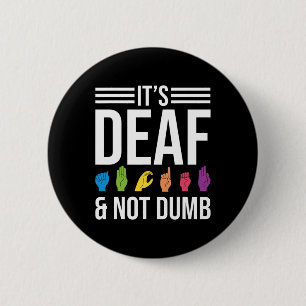 Badge Rond 5 Cm Pas idiot