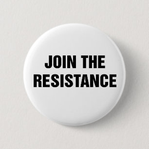 Badge Rond 5 Cm Pas Trump ! Rejoignez la résistance