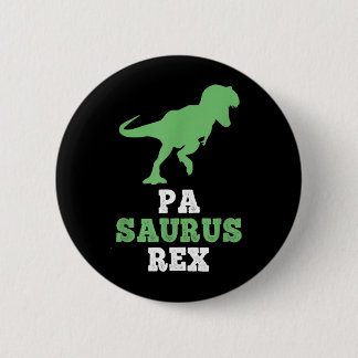 Badge Rond 5 Cm Pasaurus Rex Dino Dinosaure Drôle Pa-Saurus
