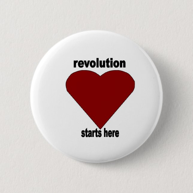 Badge Rond 5 Cm Passion révolutionnaire (Devant)