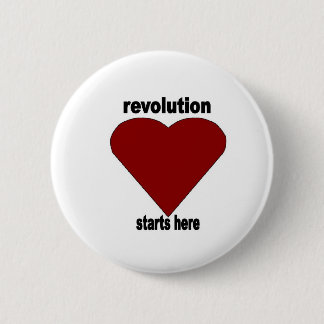 Badge Rond 5 Cm Passion révolutionnaire
