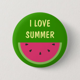 Badge Rond 5 Cm Pastèque