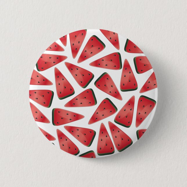 Badge Rond 5 Cm Pastèque (Devant)