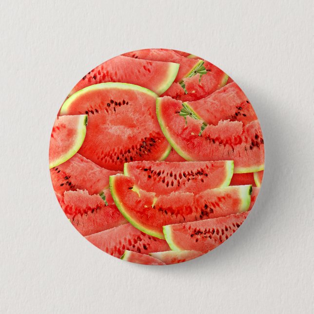Badge Rond 5 Cm pastèque (Devant)