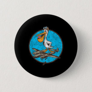 Badge Rond 5 Cm Patch Pilote De Combat De La Deuxième Guerre Mondi