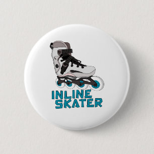 Badge Rond 5 Cm Patinage en ligne
