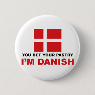 Badge Rond 5 Cm Pâtisserie danoise