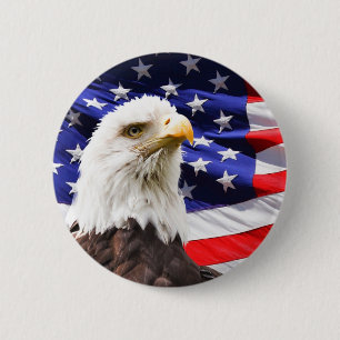 Badge Rond 5 Cm Patriotique