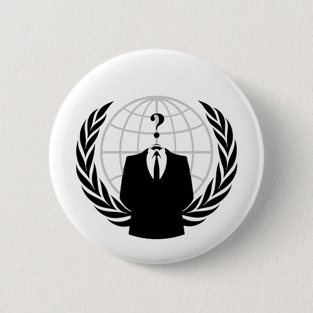 Badge Rond 5 Cm Patriotisme anonyme (Devant)