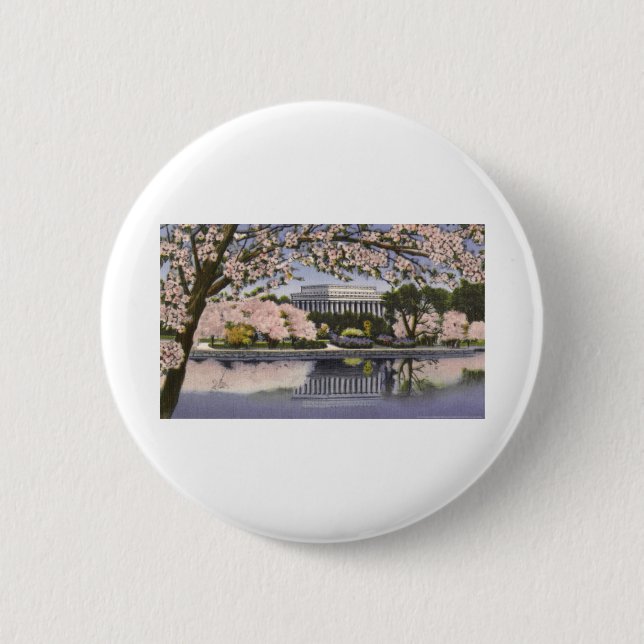 Badge Rond 5 Cm PAU44 le Lincoln Memorial .tif (Devant)