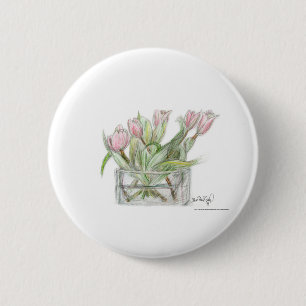 Badge Rond 5 Cm PAU58 fleur 1.tif