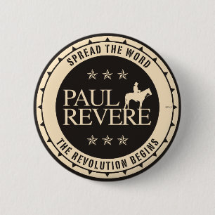 Badge Rond 5 Cm Paul Revere