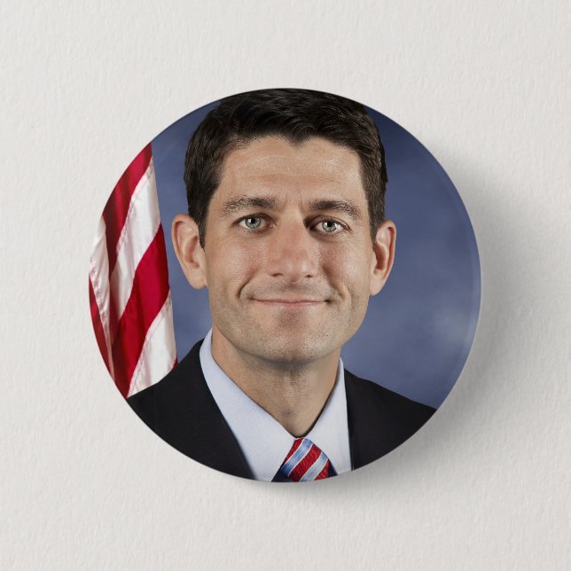 Badge Rond 5 Cm Paul Ryan (Devant)