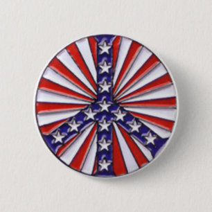 Badge Rond 5 Cm Pavillon de la paix