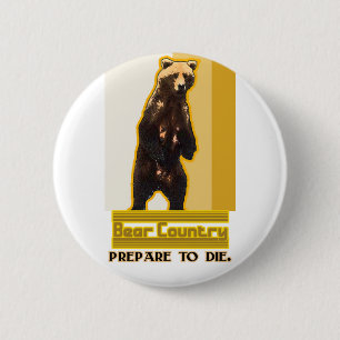 Badge Rond 5 Cm Pays de l'ours