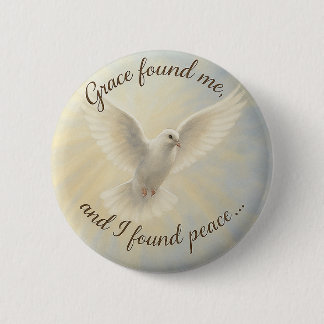 Badge Rond 5 Cm Peace Dove Custom Button Design...