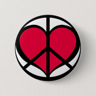 Badge Rond 5 Cm PeaceLove