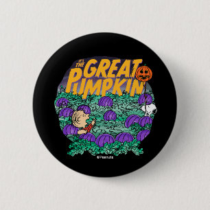 Badge Rond 5 Cm Peanuts   It's the Great Pumpkin