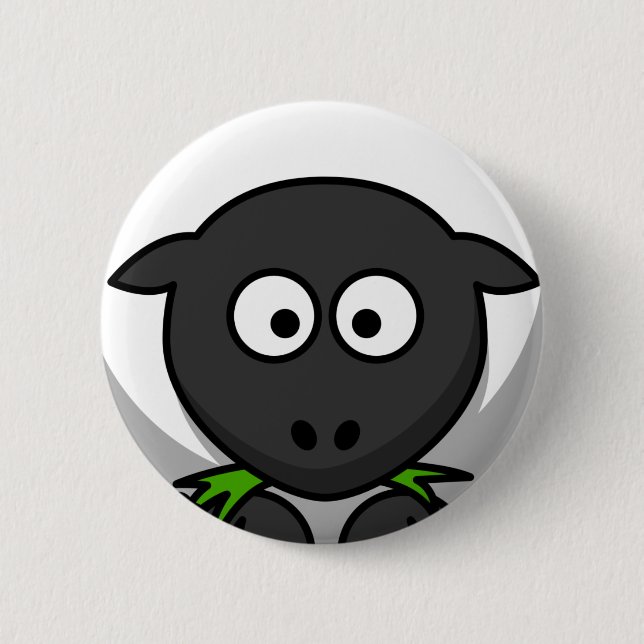 Badge Rond 5 Cm Peau de moutons (Devant)
