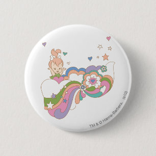 Badge Rond 5 Cm PEBBLES™ Rainbow Cloud