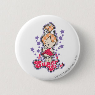 Badge Rond 5 Cm PEBBLES™ Super Star