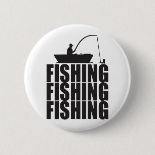 Badge Rond 5 Cm pêche