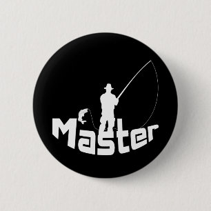 Badge Rond 5 Cm Pêche à la mouche