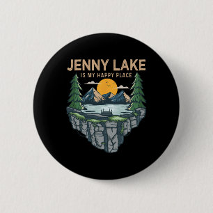 Badge Rond 5 Cm Pêche Bateau Camping - My Happy Place Jenny Lak