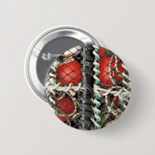 BADGE ROND 5 CM PÊCHE EN MER