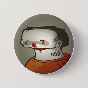 Badge Rond 5 Cm pécheur