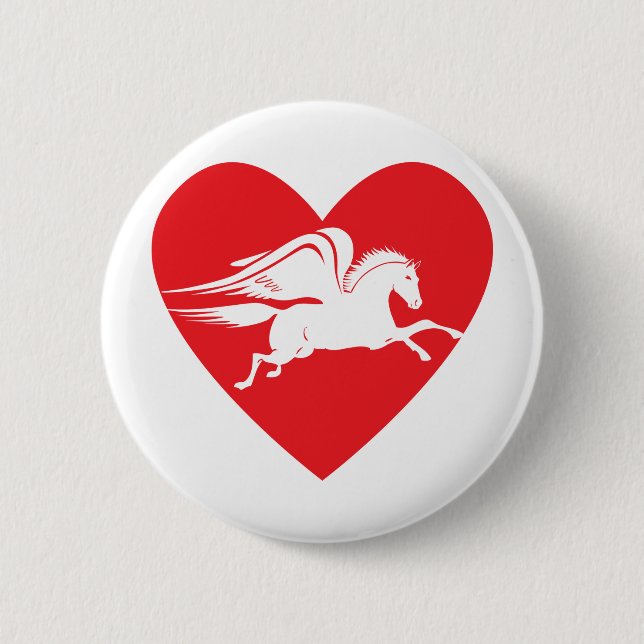 Badge Rond 5 Cm Pegasus (Devant)
