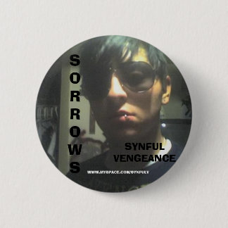 Badge Rond 5 Cm PEINES 1 bouton