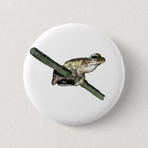 Badge Rond 5 Cm Peinture à l'huile de grenouille, insigne