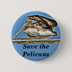 Badge Rond 5 Cm Pelican_