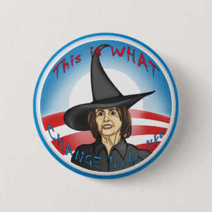 Badge Rond 5 Cm Pelosi : Ressemble au changement