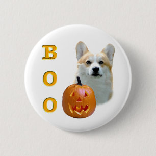 Badge Rond 5 Cm Pembroke Welsh Corgi Boo