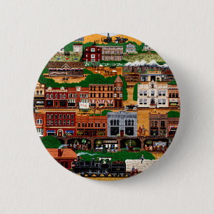 Badge Rond 5 Cm Pendleton ~ Le Far West