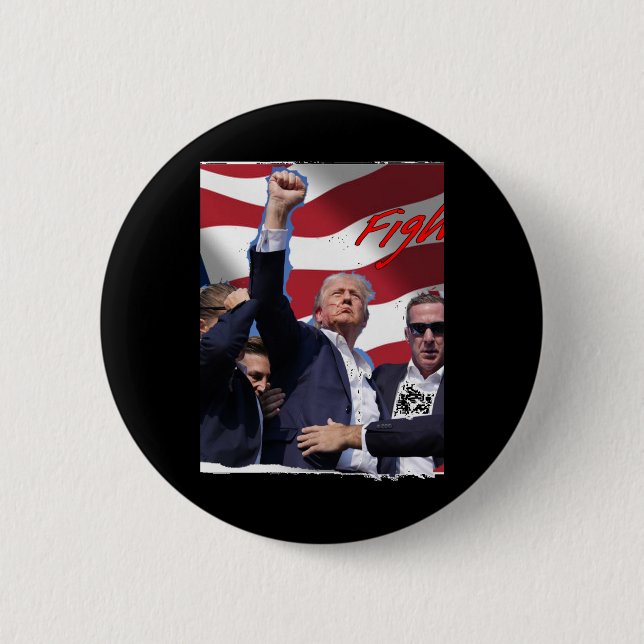 Badge Rond 5 Cm Pennsylvania Fight ! Active (Devant)