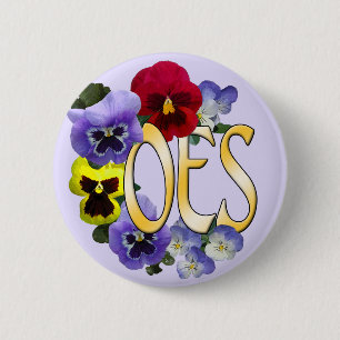 Badge Rond 5 Cm Pensée orientale d'étoile