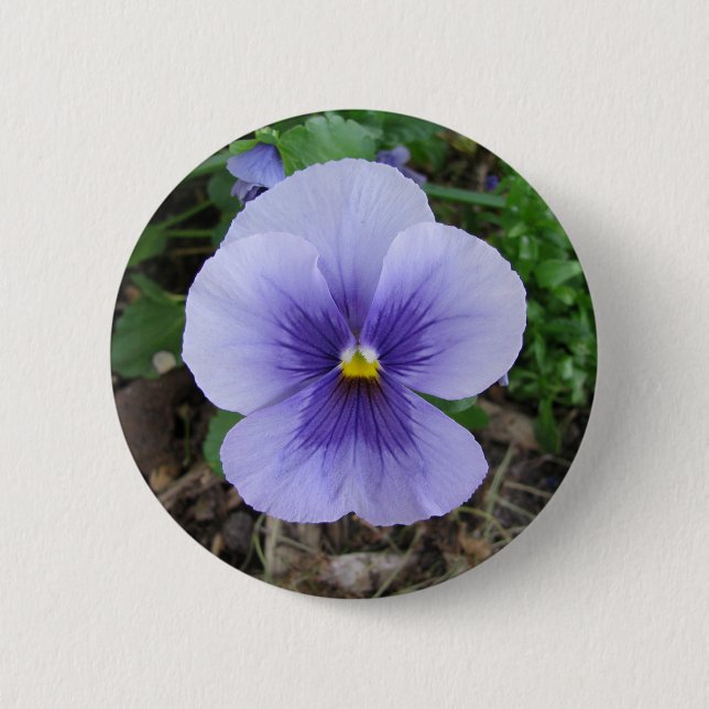 Badge Rond 5 Cm Pensée pourpre (Devant)